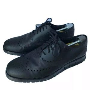 Cole Haan ZERØGRAND Wingtip Oxford Black C12973 L